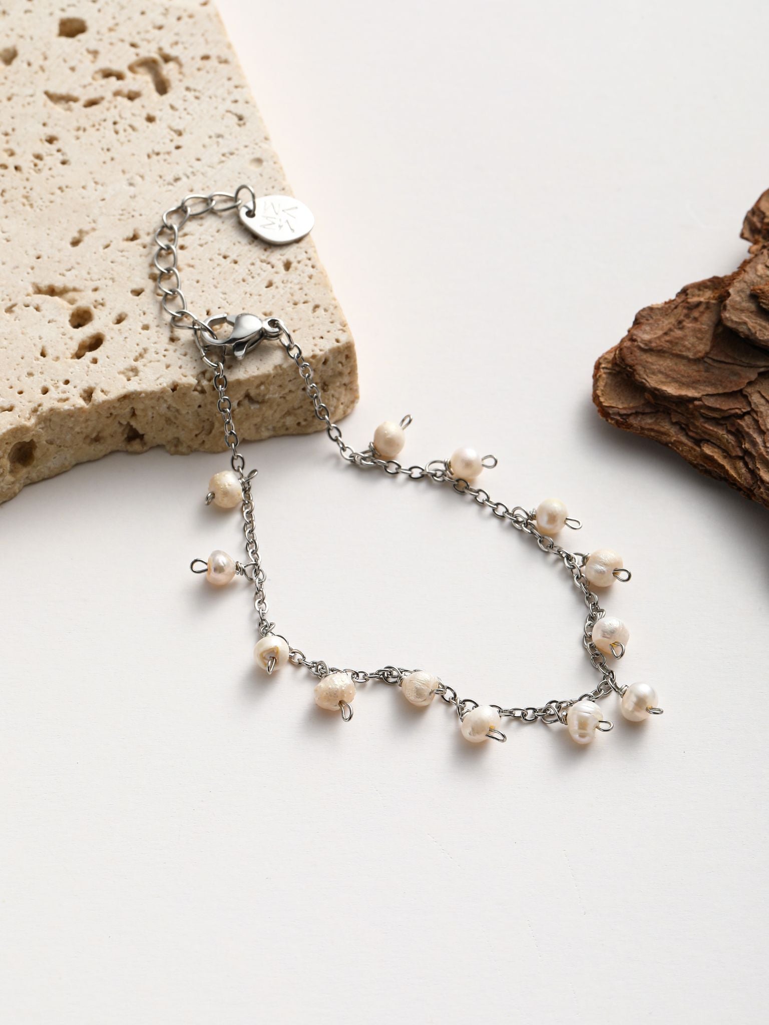 Bracciale in perle fiume