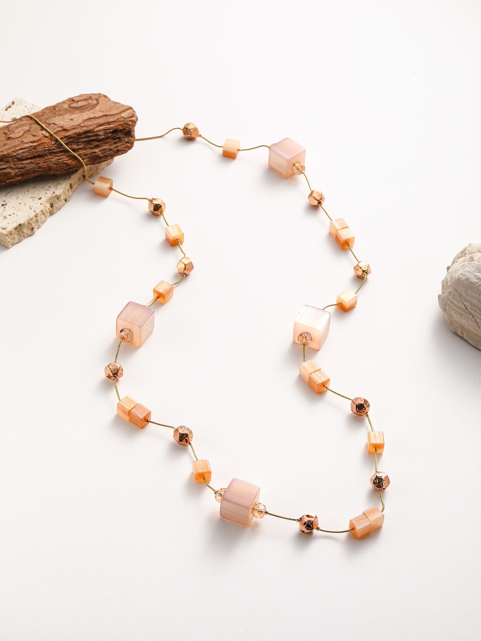 Collana in catena di serpente con pietra OCCHIO DI