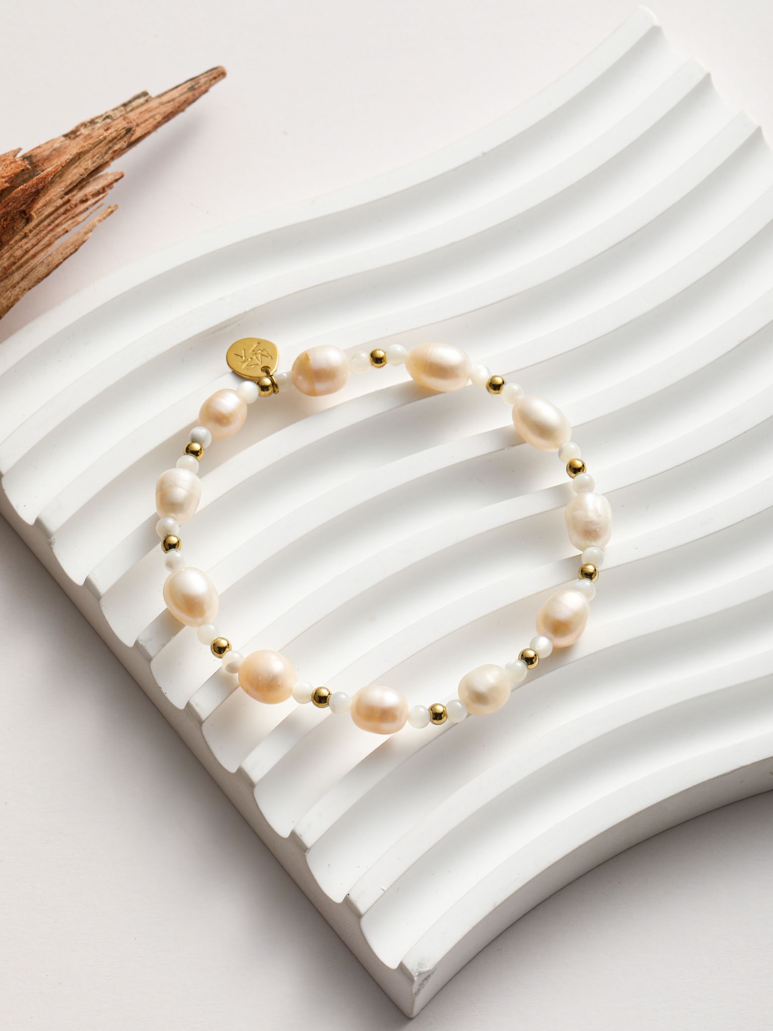 Bracciale in perle fiume