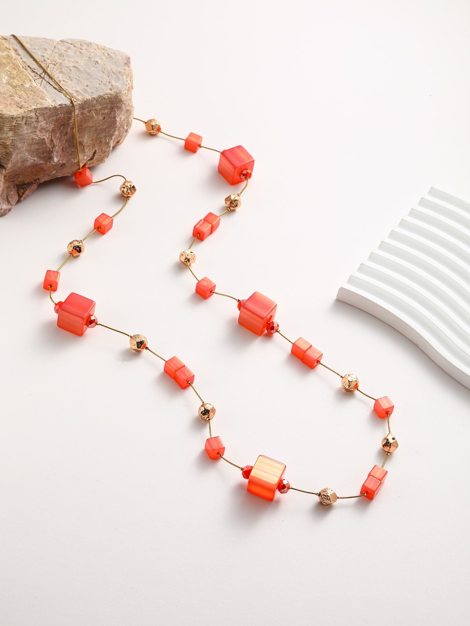 Collana in catena di serpente con pietra OCCHIO DI