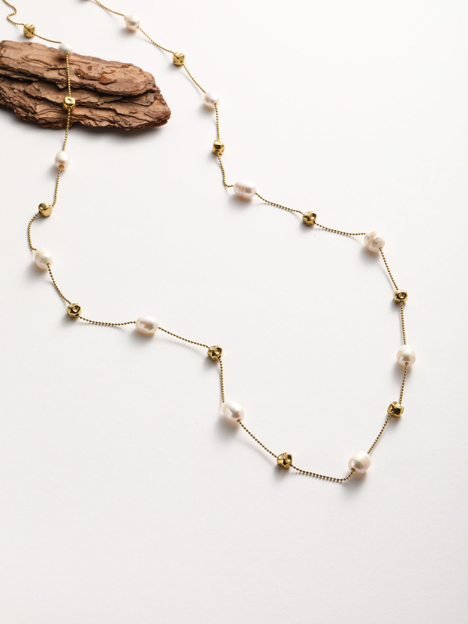 Collana in perle fiume