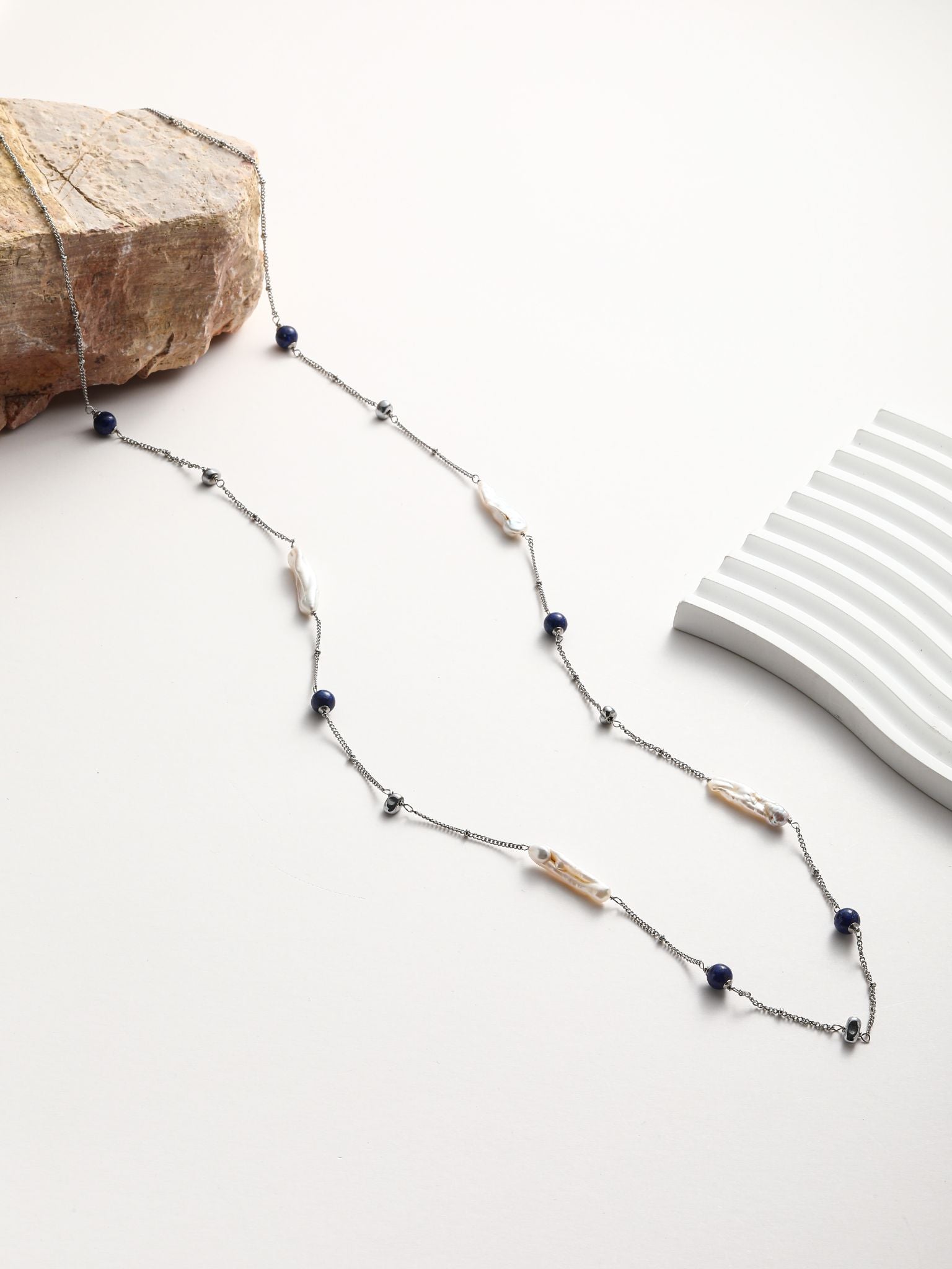 Collana in perle fiume