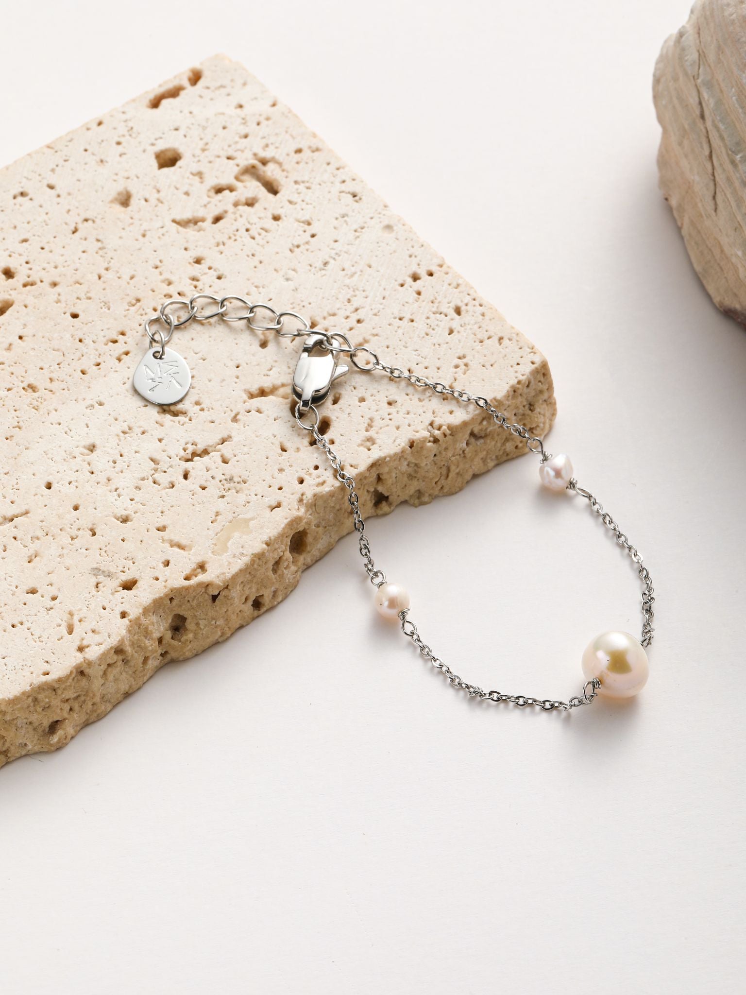 Bracciale in perle fiume