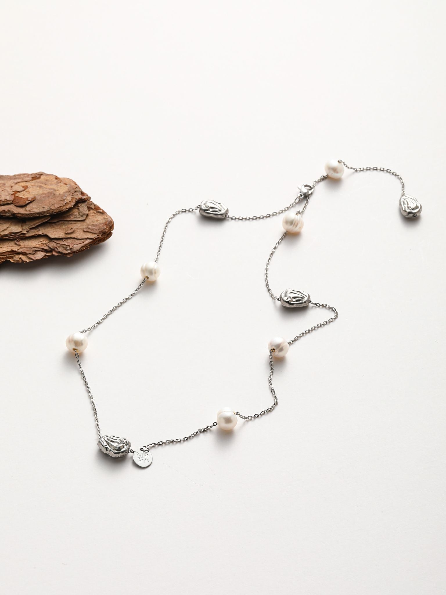 Collana in perle fiume