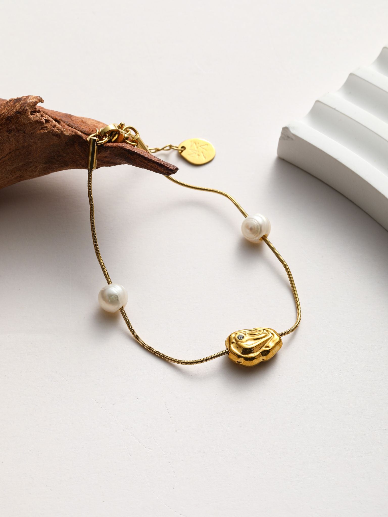 Bracciale in perle fiume