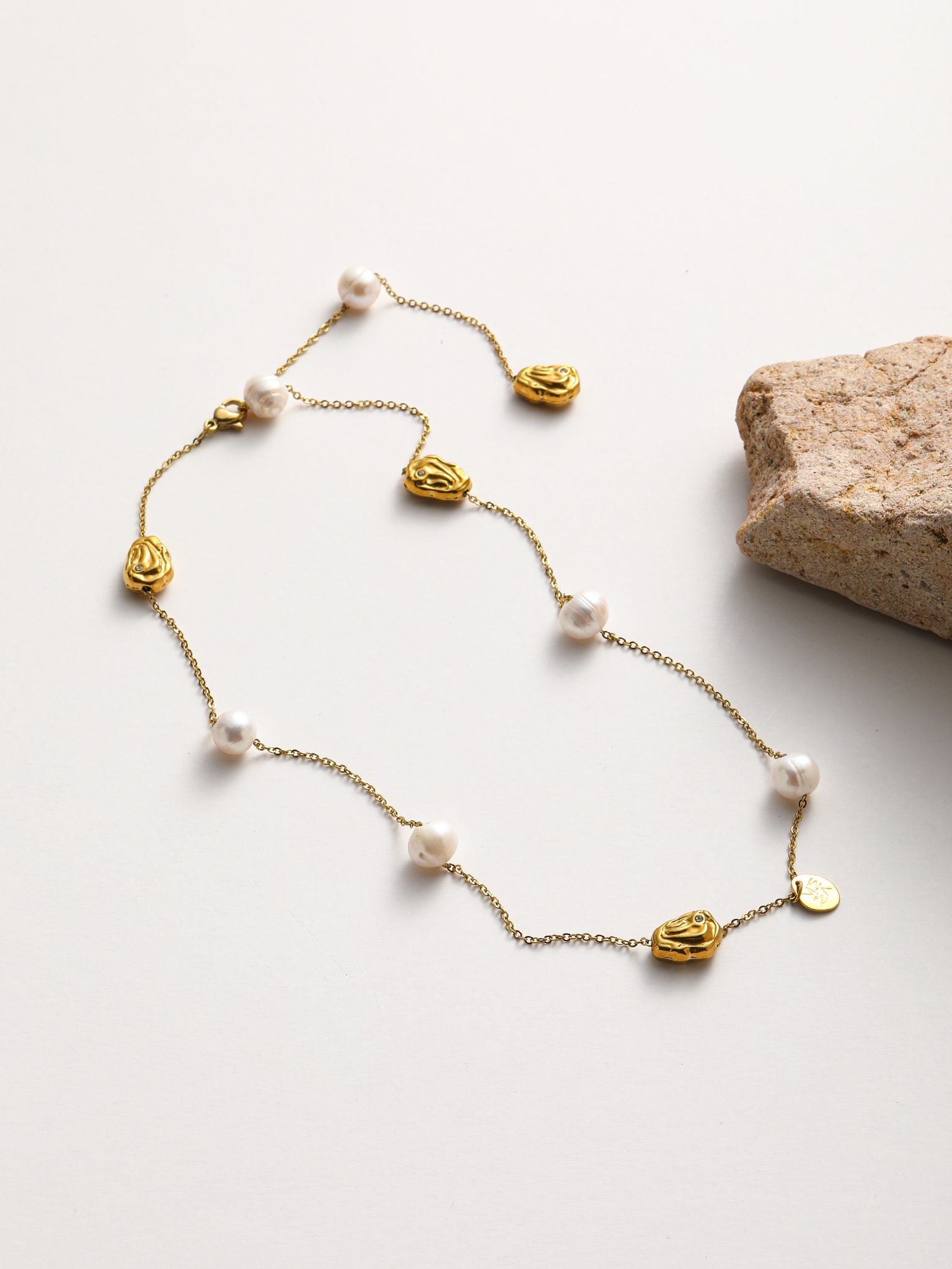 Collana in perle fiume