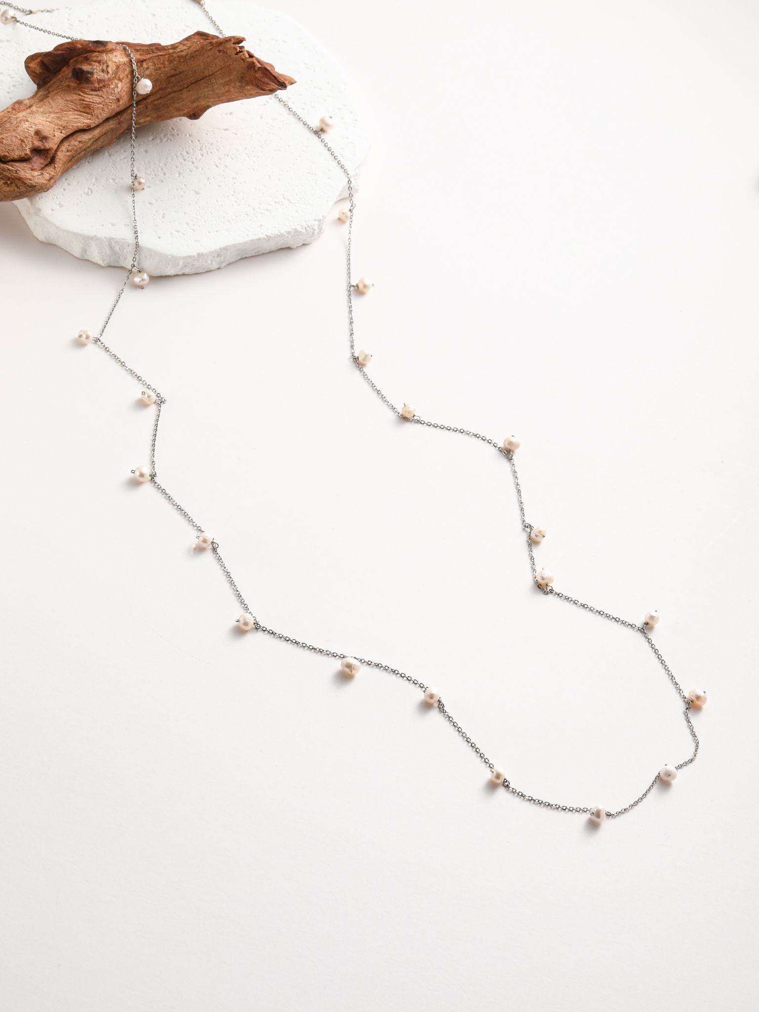 Collana in perle fiume