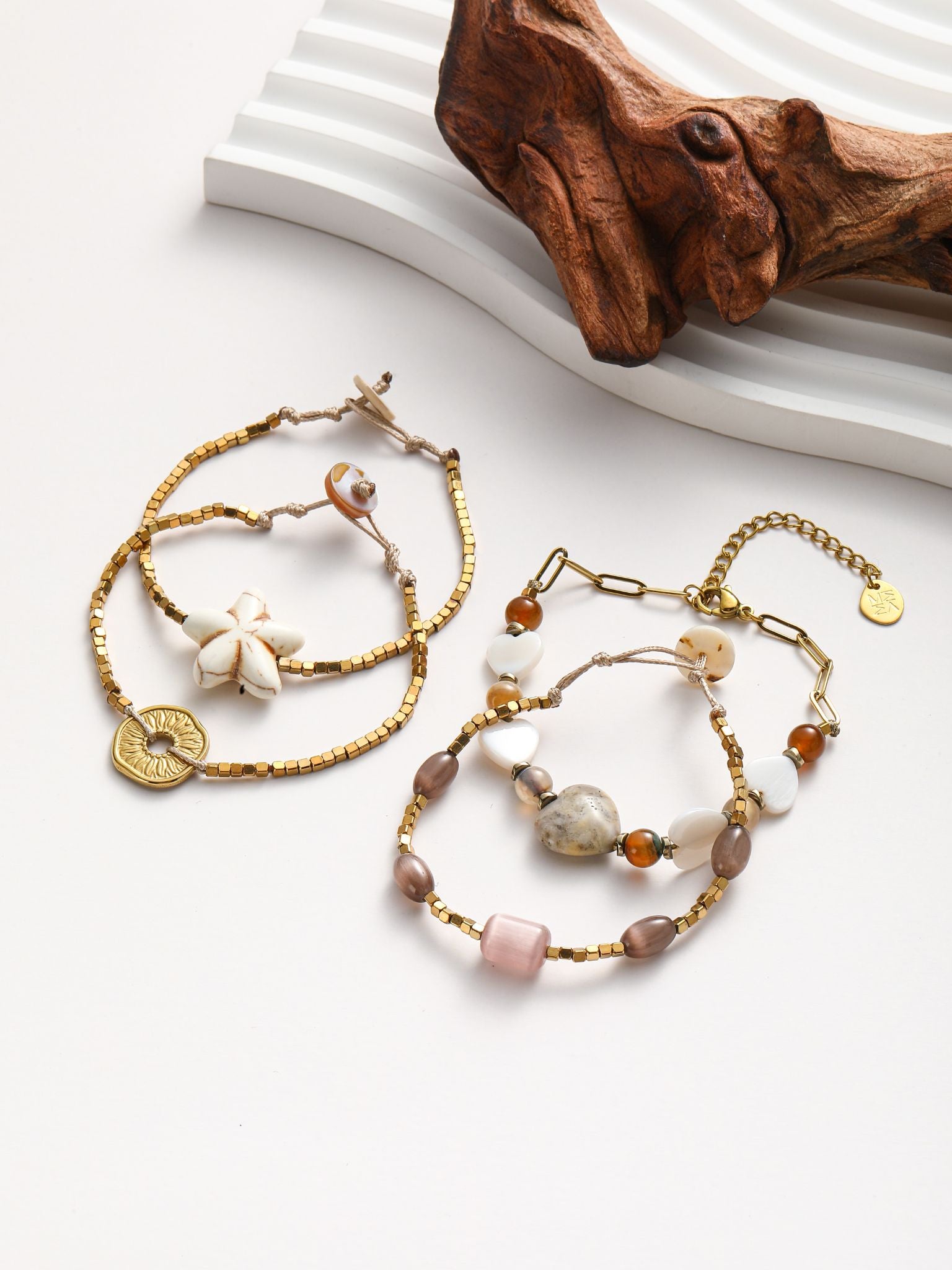 Bracciale in pietra dura  4 pezzi
